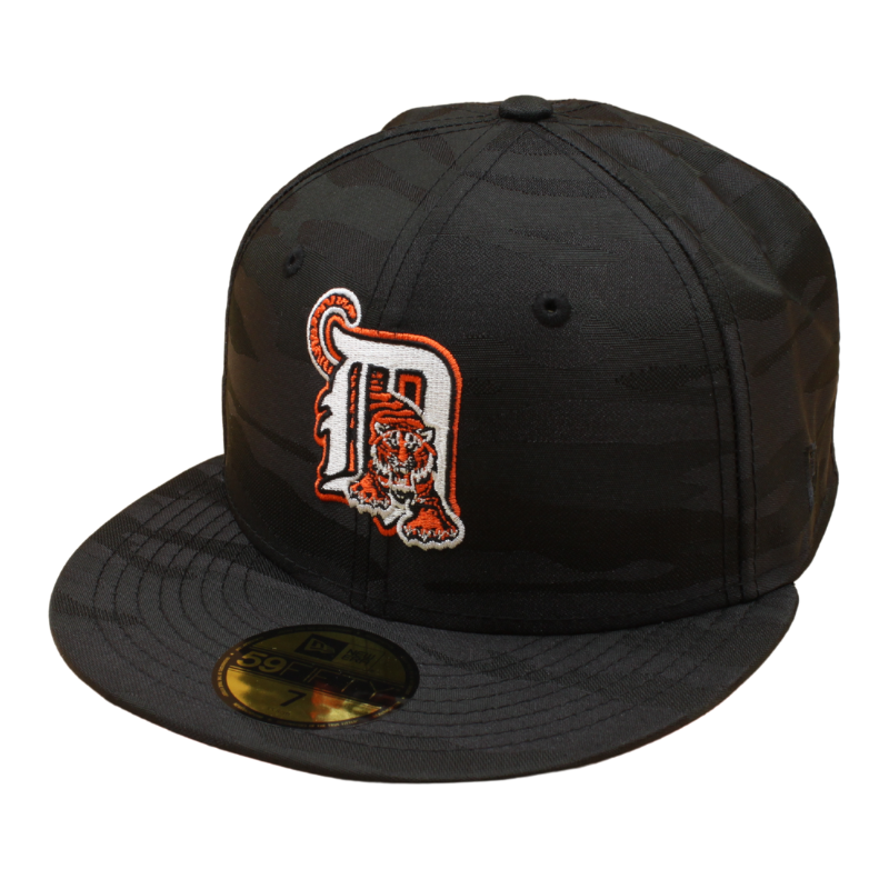 New Era - 59FIFTY Fitted Cap - Detroit Tigers - ASG 2005 - Tonal Black Camo - Headz Up 
