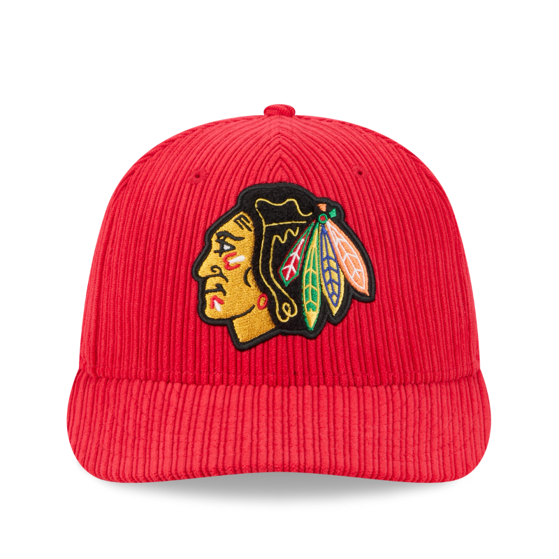 New Era - 59FIFTY Fitted Cap - Chicago Blackhawks - CHENILLE POP - Red - Headz Up 