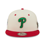 New Era - 9FIFTY Snapback - Philadelphia Phillies - MASCOT PIN - Chrome/Red - Headz Up 