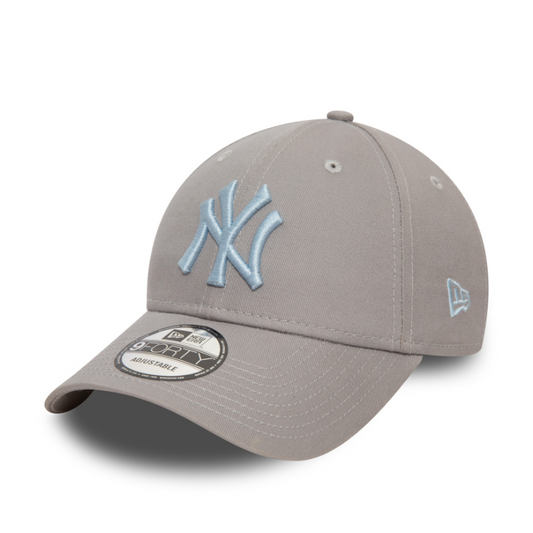 New Era - New York Yankees League Essential 9Forty - Grey/Light Blue - Headz Up 