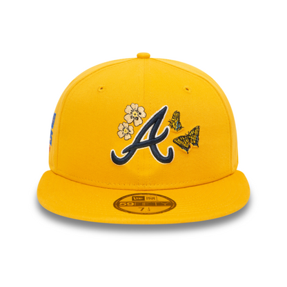 New Era - MLB ICON - 59fifty Fitted Cap - Atlanta Braves - Yellow