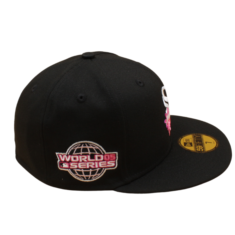 New Era - 59FIFTY - Chicago White Sox - FLOWER POWER WS 2005 - Black/Pink UV - Headz Up 