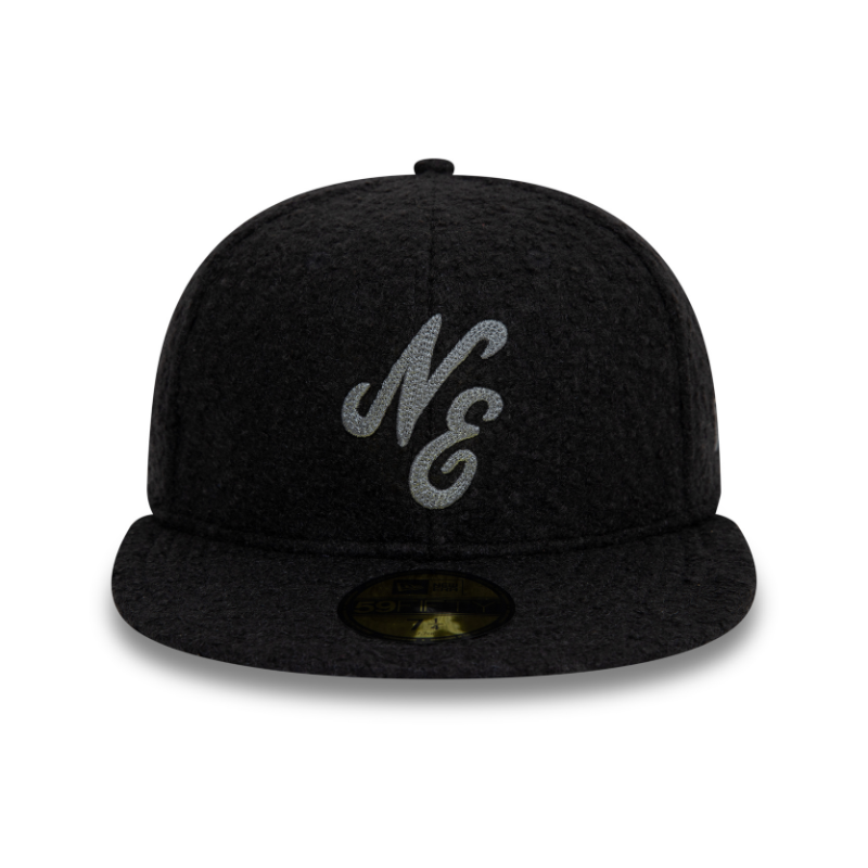 New Era - 59FIFTY Fitted Cap - New Era X Moon Wool - Black - Headz Up 