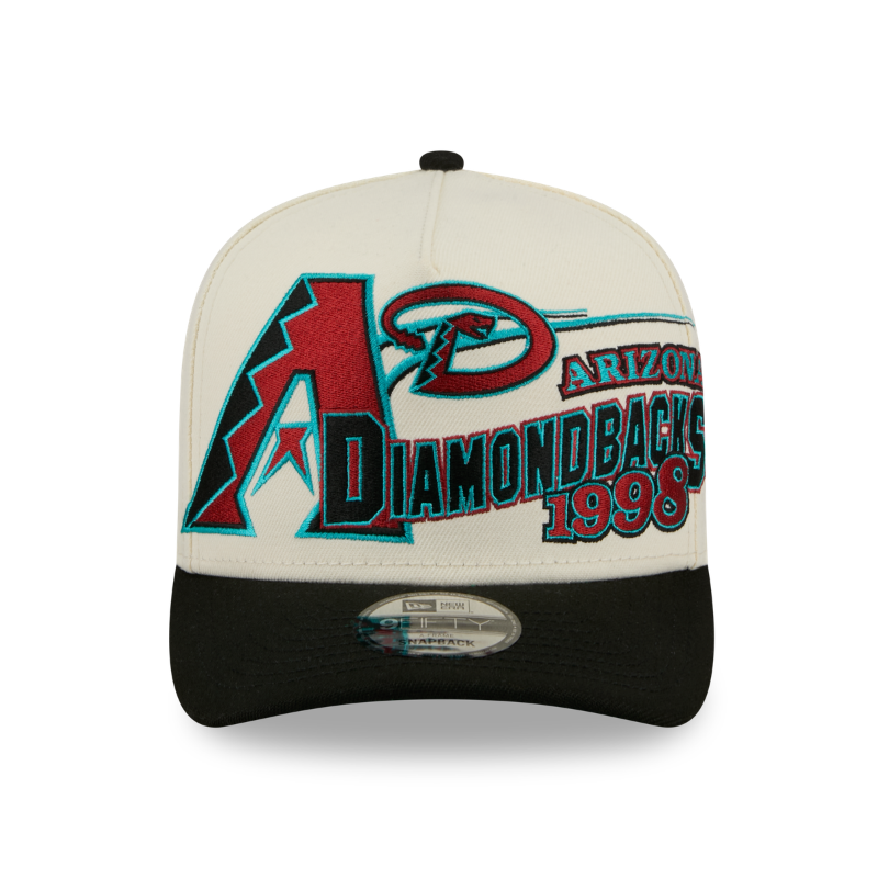 New Era - 9FIFTY A-Frame Snapback - Classics - Arizona Diamondbacks - Chrome/Black - Headz Up 