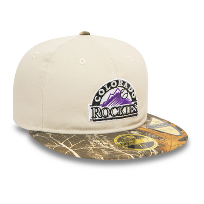 New Era - 59fifty Retro Crown - Colorado Rockies - Real Tree Camo