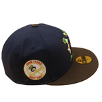 New Era - 59FIFTY Fitted Cap - New York Yankees - 50TH Year -  Navy/Walnut - Green UV - Headz Up 