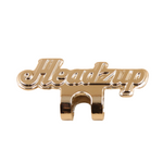 Headz Up - Cap Clip - "Script" Logo - Silver - Headz Up 