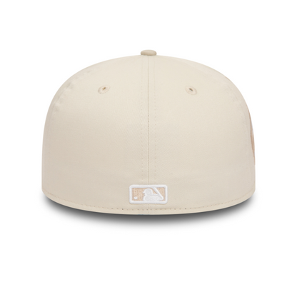 New Era - White Crown New York Yankees 59Fifty Fitted - Stone/Stone - Headz Up 