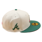 New Era - 59FIFTY - Atlanta Braves - FLOWER - Stone/Green - Headz Up 