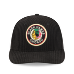 New Era - 59FIFTY Fitted Cap - Chicago Blackhawks - CHENILLE POP - Black - Headz Up 