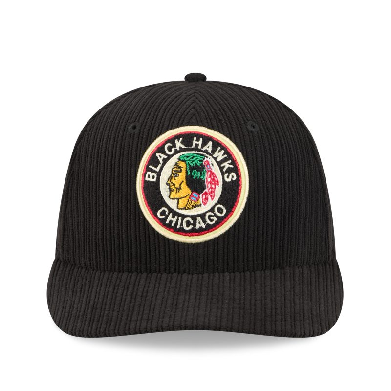 New Era - 59FIFTY Fitted Cap - Chicago Blackhawks - CHENILLE POP - Black - Headz Up 