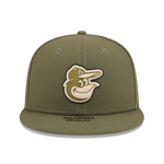 New Era - 59FIFTY - Baltimore Orioles - ARMED FORCES - Olive - Headz Up 