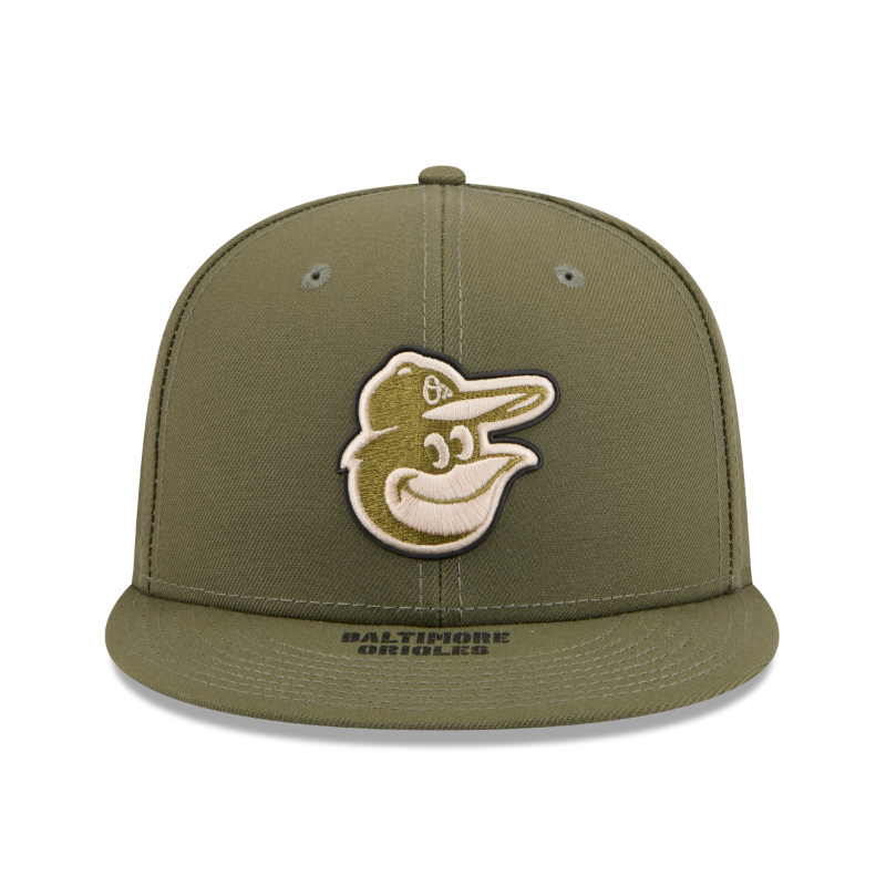 New Era - 59FIFTY - Baltimore Orioles - ARMED FORCES - Olive - Headz Up 