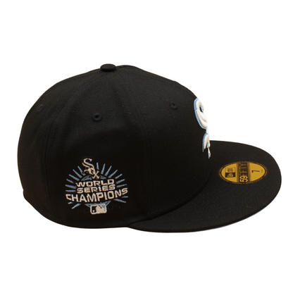 New Era - 59FIFTY Fitted - Chicago White Sox - 2005 WS - Black/Sky Blue UV