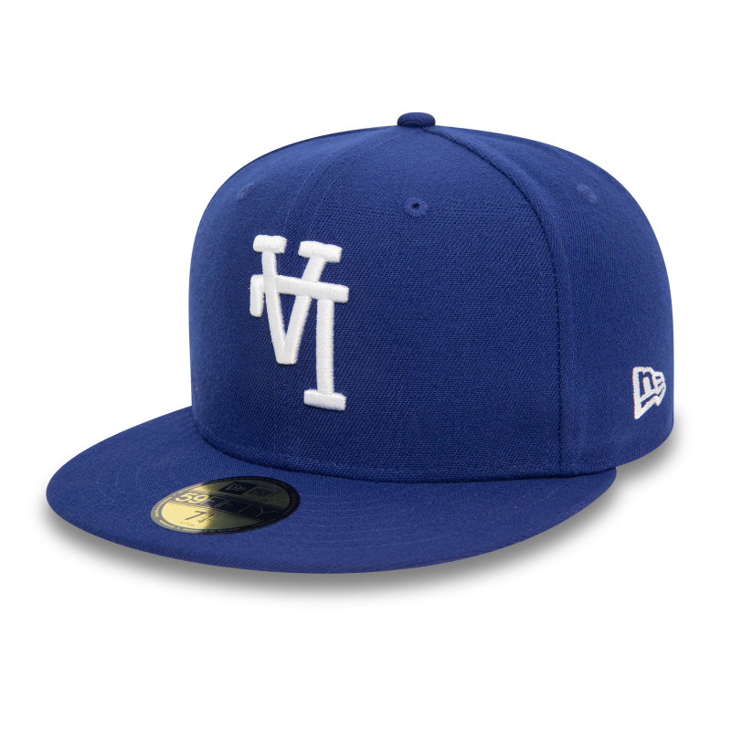 New Era - 59FIFTY Fitted Cap - Upside Down AOP - Los Angeles Dodgers Cooperstown - Blue