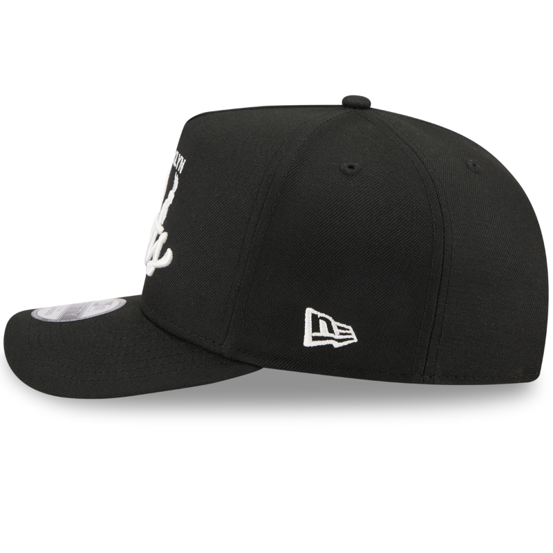 New Era - 9FIFTY A-Frame Snapback - Brooklyn Nets - LOCAL PLAY - Black - Headz Up 
