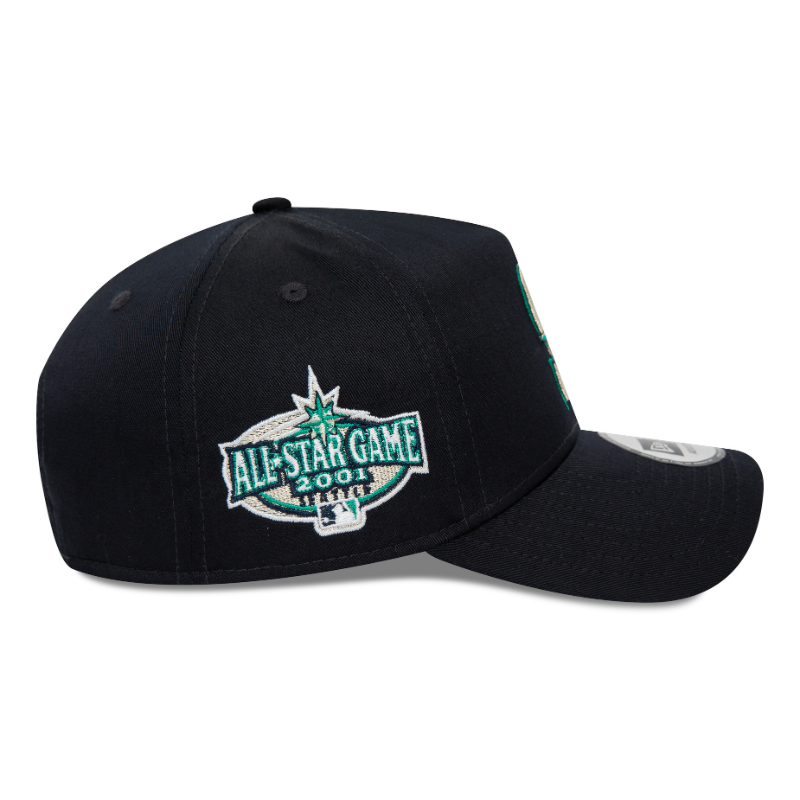 New Era Seattle Mariners  Patch 9forty E-Frame Cap - Black - Headz Up 