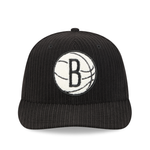 New Era - 59FIFTY Fitted Cap - Brooklyn Nets - CHENILLE POP - Black - Headz Up 