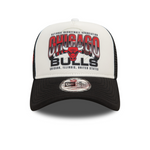 New Era - NBA Team Colour Trucker Cap - Chicago Bulls - White/Black - Headz Up 