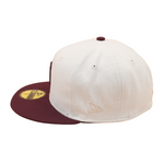 New Era - Detroit Tigers Cooperstown 59Fifty Fitted Tiger Stadium - Stone/Maroon - Headz Up 