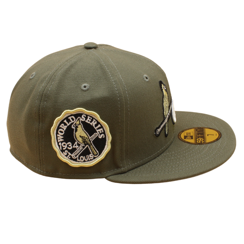 New Era - 59FIFTY - St. Louis Cardinals Cooperstown - World Series 1934 - Olive/Silver UV - Headz Up 