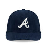 New Era - 59FIFTY Fitted Cap - Atlanta Braves - CHENILLE POP - Navy - Headz Up 