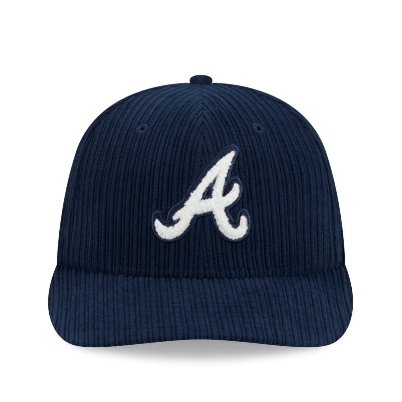 New Era - 59FIFTY Fitted Cap - Atlanta Braves - CHENILLE POP - Navy - Headz Up 