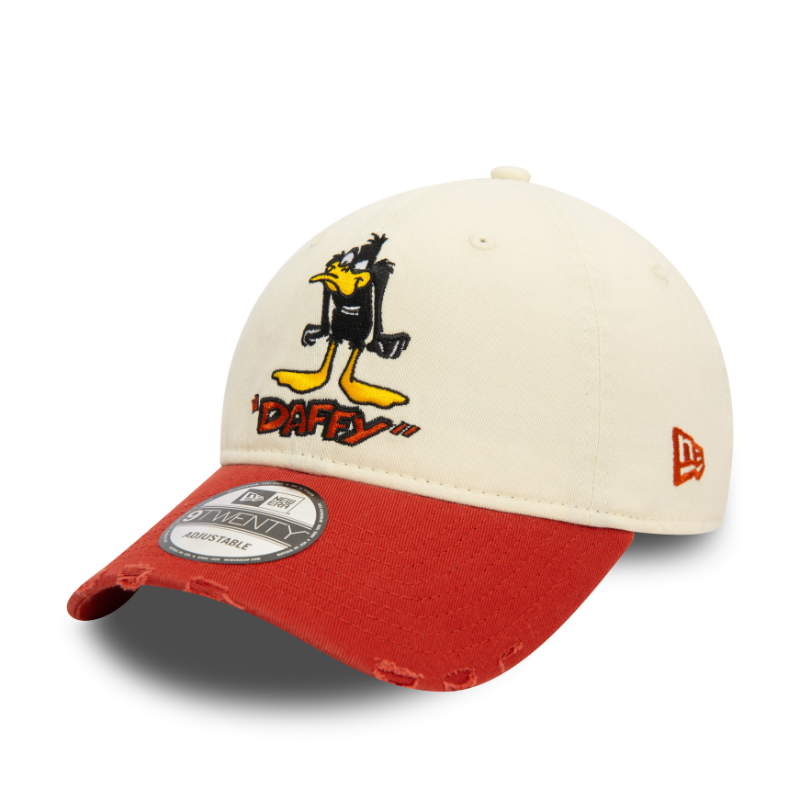 New Era - 9Twenty Adjustable Cap - WB Daffy Duck -  Washed Stone/Red