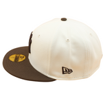 New Era - 59FIFTY Fitted Cap - New York Yankees - 2-Tone - Chrome/Walnut - Headz Up 