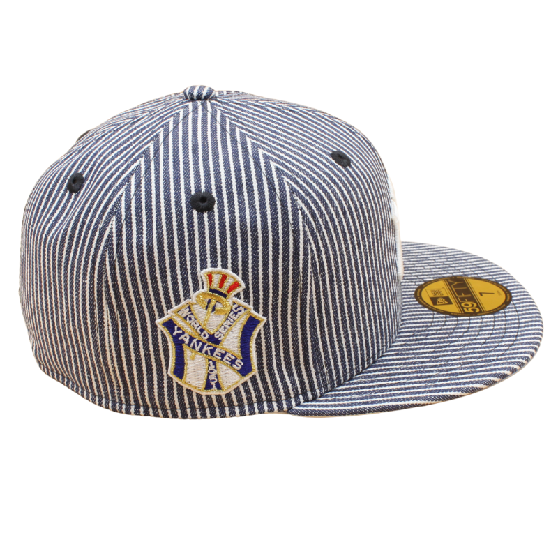 New Era - 59FIFTY Fitted -  New York Yankees Cooperstown - 1951 WS - Stripe Denim - Headz Up 