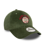 New Era - NE Cord - 9Twenty  Dad Cap - Dark Green - Headz Up 