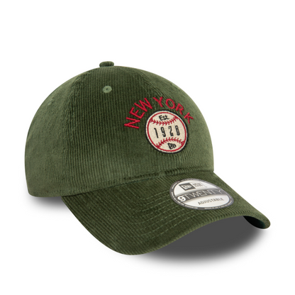 New Era - NE Cord - 9Twenty  Dad Cap - Dark Green