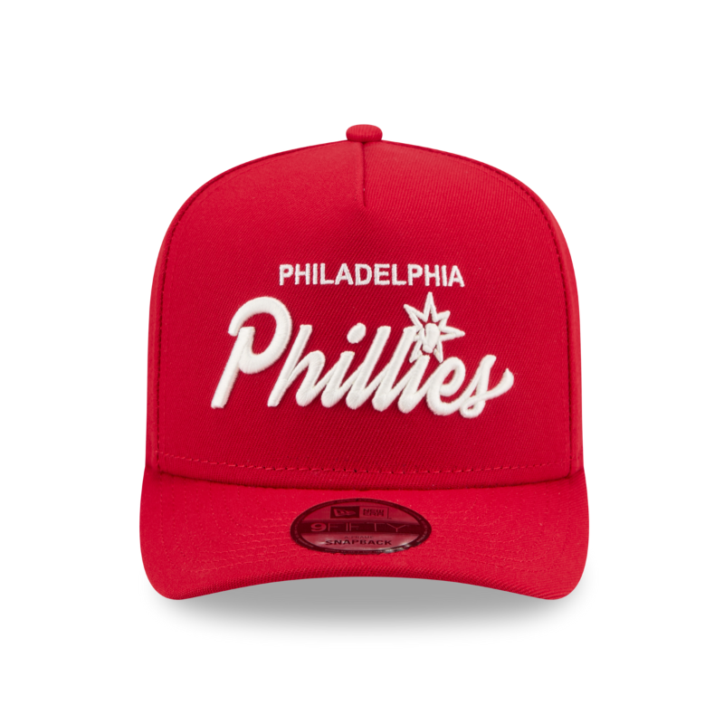 New Era - 9FIFTY A-Frame Snapback - Philadelphia Phillies - LOCAL PLAY - Red - Headz Up 