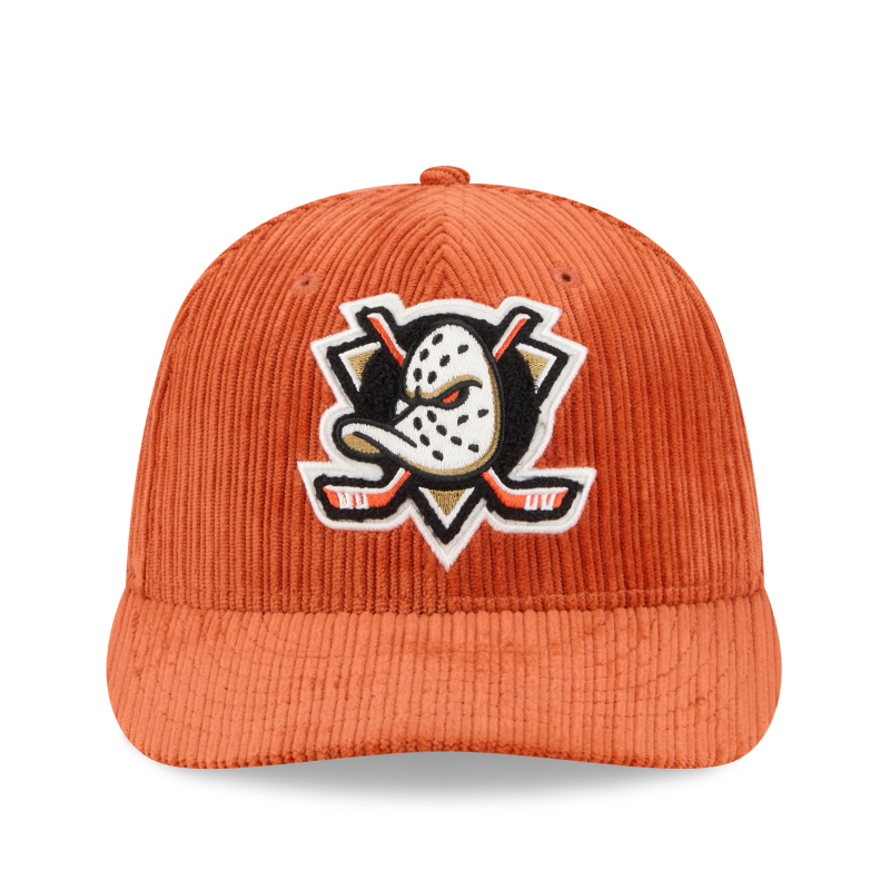 New Era - 59FIFTY Fitted Cap - Anaheim Ducks - CHENILLE POP - Rust - Headz Up 