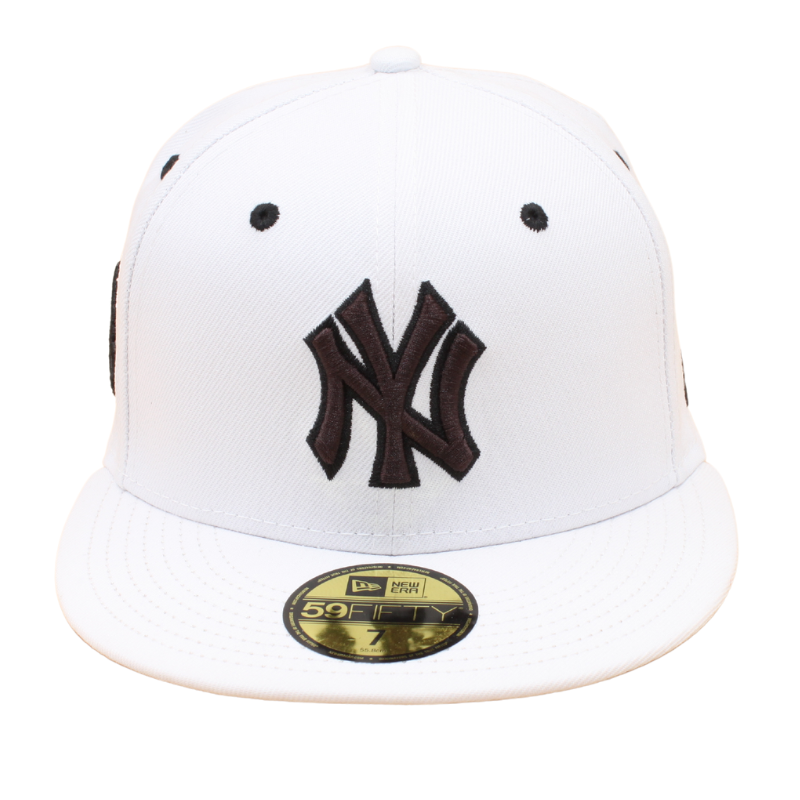 New Era - New York Yankees 59Fifty Fitted 100th Anniversary - White/Brown - Headz Up 