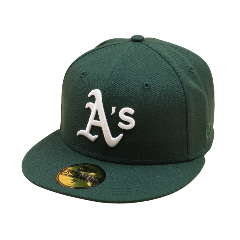 New Era - 59Fifty Fitted Cap - Oakland Athletics - Rickey Henderson - Dark Green - Headz Up 