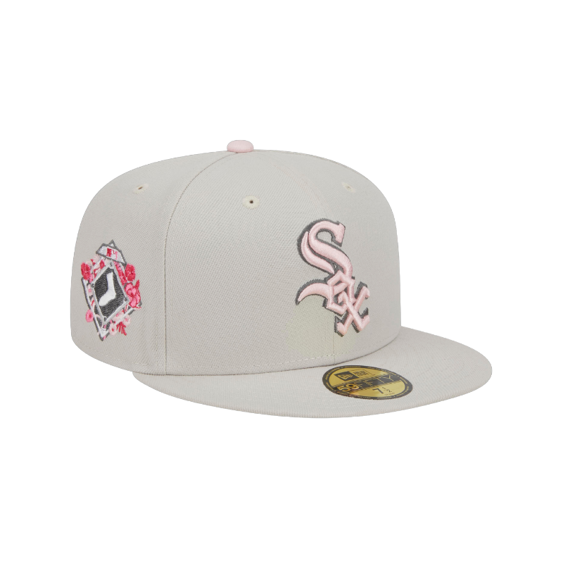 Mothers Day Chicago White Sox 59Fifty Fitted Cap - Stone/Pink - Headz Up 