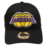 New Era - 9FORTY A-Frame Cap - Los Angeles Lakers - MIRROR - Black - Headz Up 
