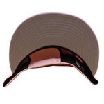 New Era 9FIFTY snapback cap med pink og grå farver, NY Yankees 1999 World Series logo, UV-beskyttelse, sportstil