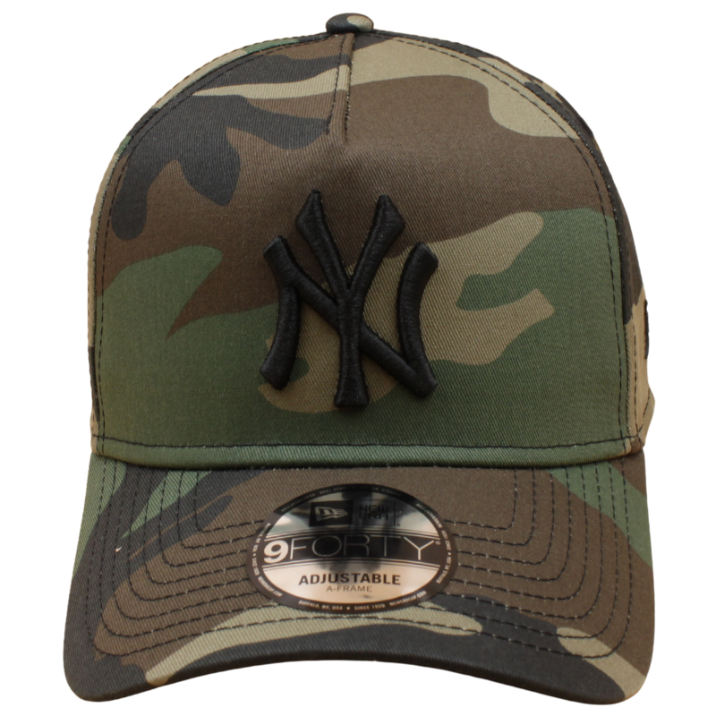 New Era - 9FORTY A-Frame Cap - New York Yankees - Camo - Headz Up 
