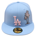 New Era - 59FIFTY Fitted - Los Angeles Dodgers - Birdseye Blue/Pink UV - Headz Up 