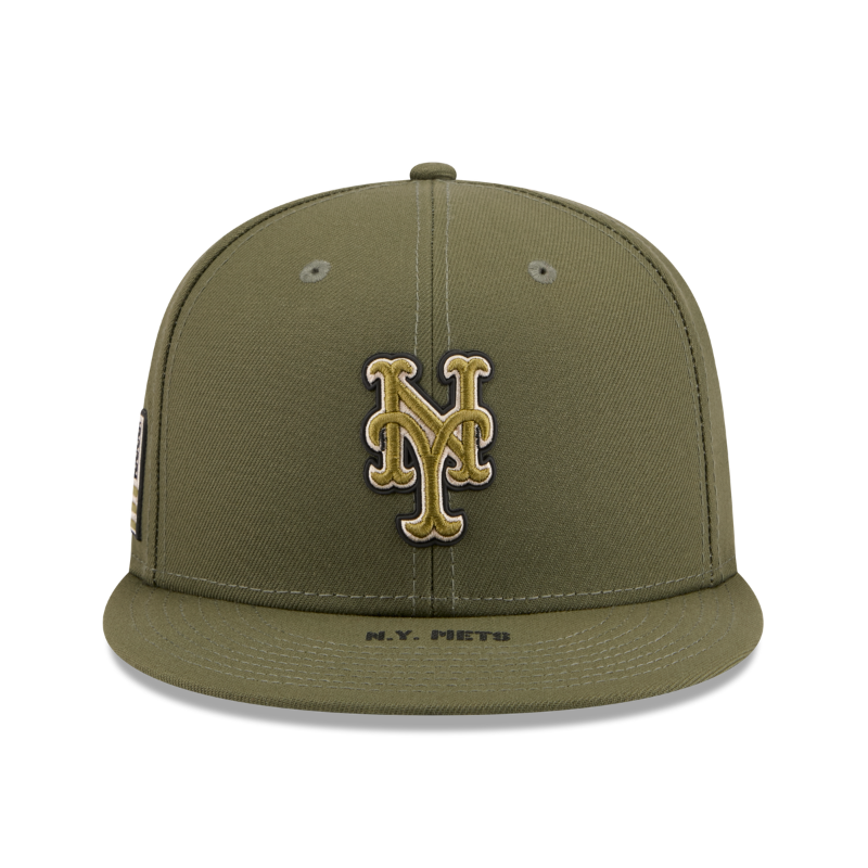 New Era - New York Mets - 9FIFTY Snapback - ARMED FORCES - Olive - Headz Up 