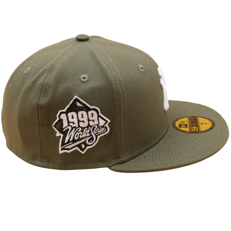 New Era - 59FIFTY Fitted - New York Yankees - World Series 1999 - Olive/Grey UV - Headz Up 