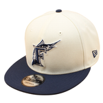 New Era - 9FIFTY Snapback - Florida Marlins Cooperstown - 10TH Anniversary - Chrome/Oceanside - Headz Up 