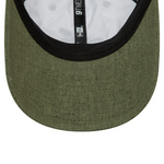 New Era - 9Twenty - Linen Script - White/Olive - Headz Up 