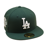 New Era - 59Fifty Fitted Cap - 100th Anniversary - Los Angeles Dodgers - Dark Green - Headz Up 