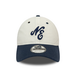 New Era - 9Twenty - Linen Script - White/Navy - Headz Up 