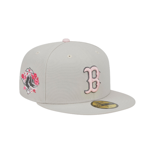 Mothers Day Boston Red Sox 59Fifty Fitted Cap - Stone/Pink - Headz Up 
