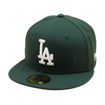 New Era - 59Fifty Fitted Cap - 100th Anniversary - Los Angeles Dodgers - Dark Green - Headz Up 