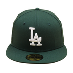 New Era - 59Fifty Fitted Cap - 100th Anniversary - Los Angeles Dodgers - Dark Green - Headz Up 